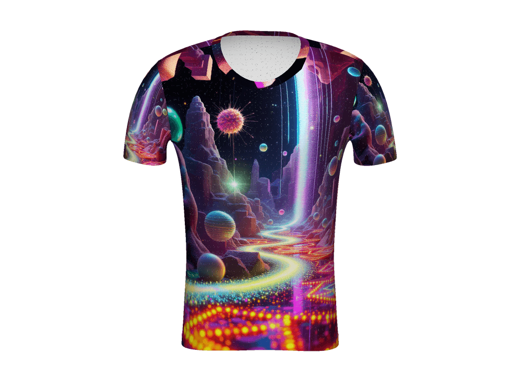 All-Over Print Men's Athletic T-Shirt
