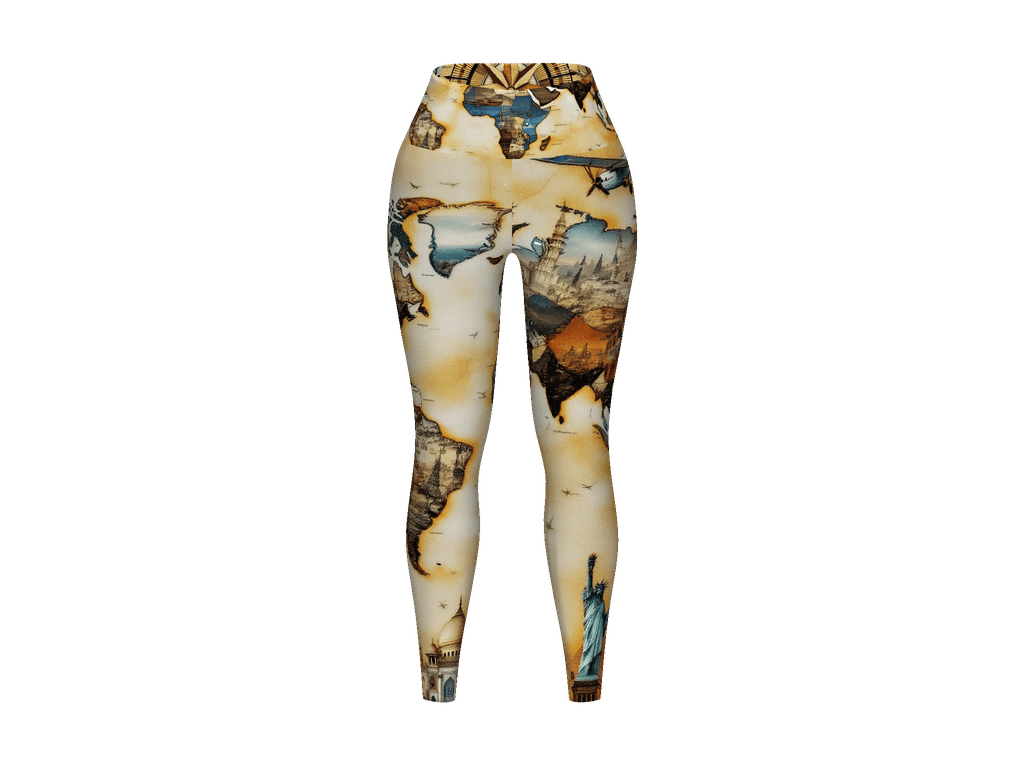 All-Over Print Yoga Leggings