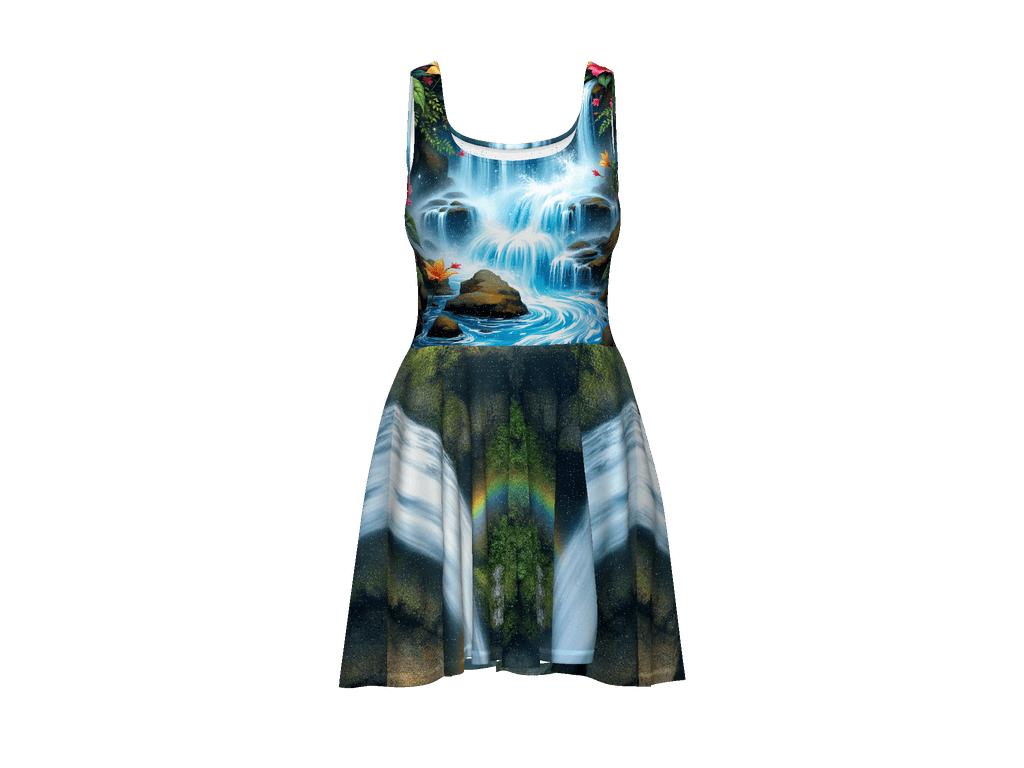 All-Over Print Skater Dress