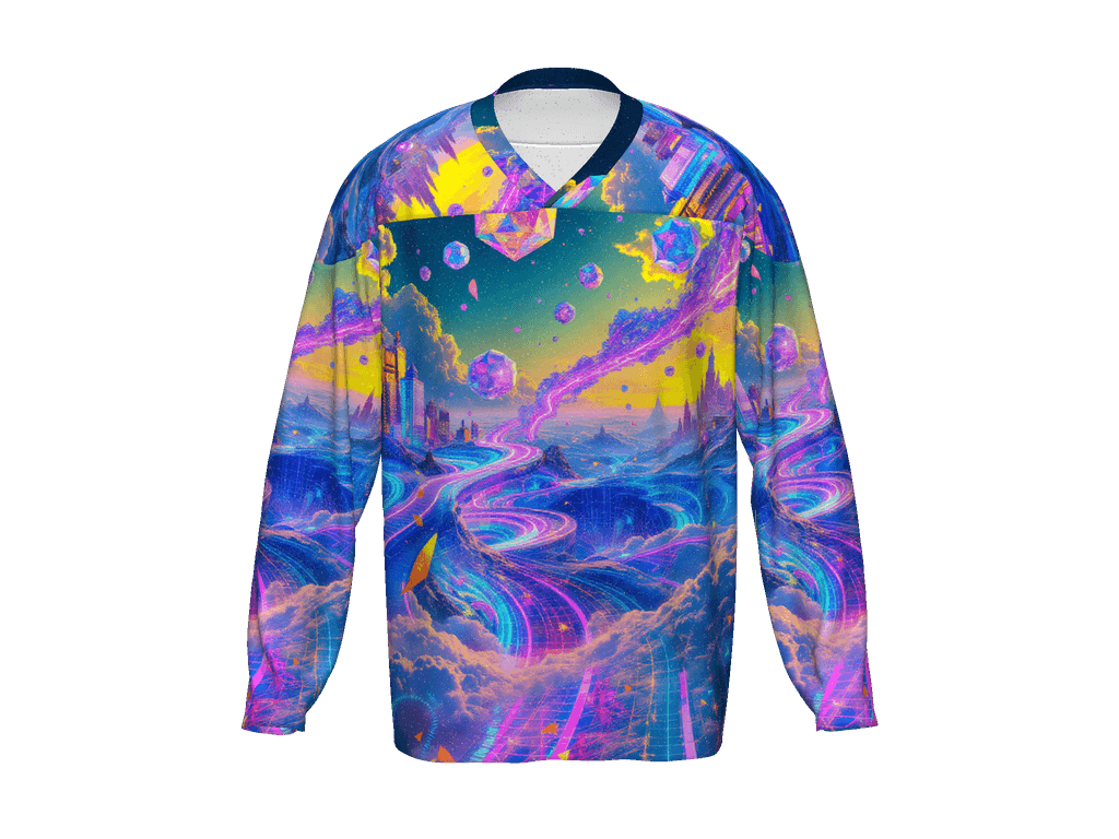 All-Over Print Recycled Hockey Fan Jersey