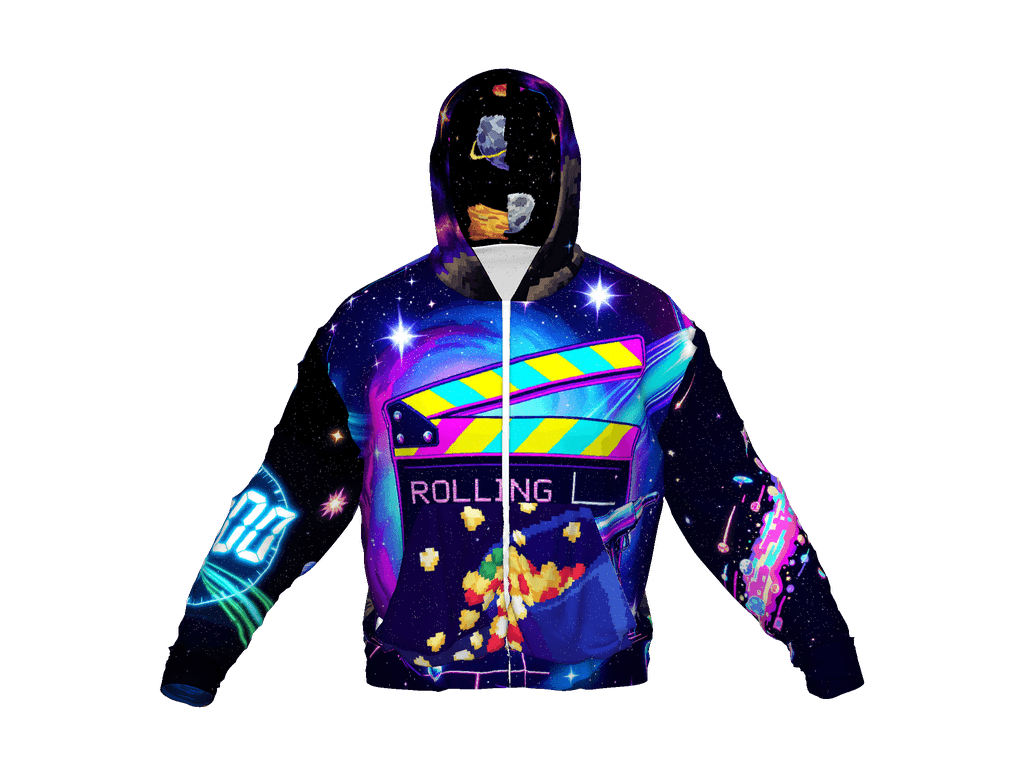 All-Over Print Recycled Unisex Zip Hoodie