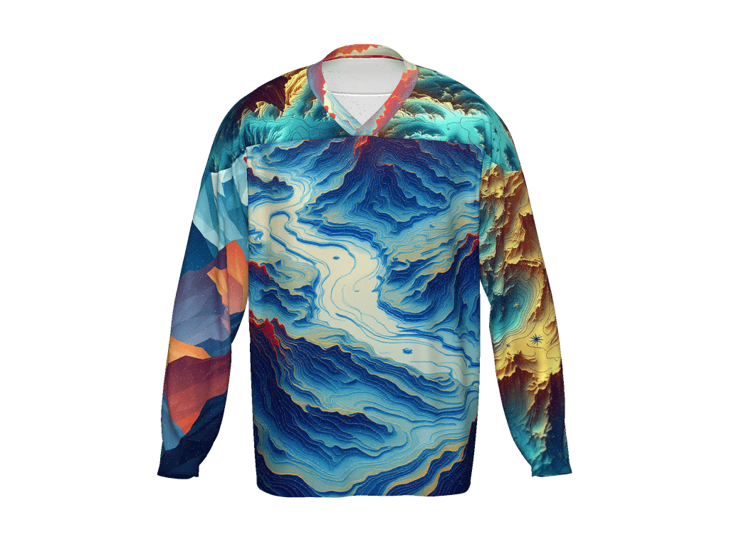 All-Over Print Recycled Hockey Fan Jersey