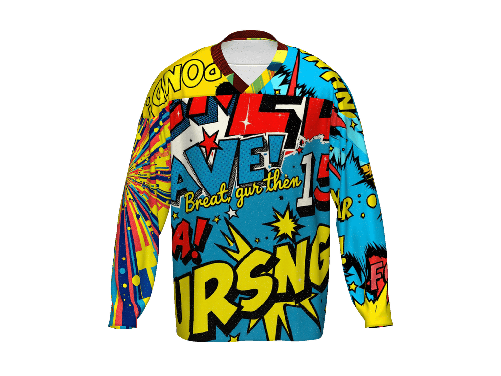 All-Over Print Recycled Hockey Fan Jersey