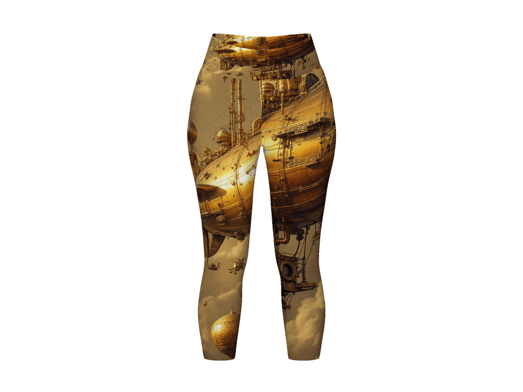 All-Over Print Yoga Capri Leggings