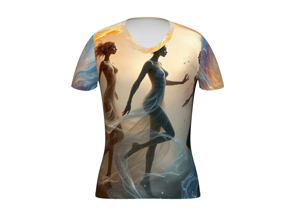 All-Over Print Women's Athletic T-Shirt