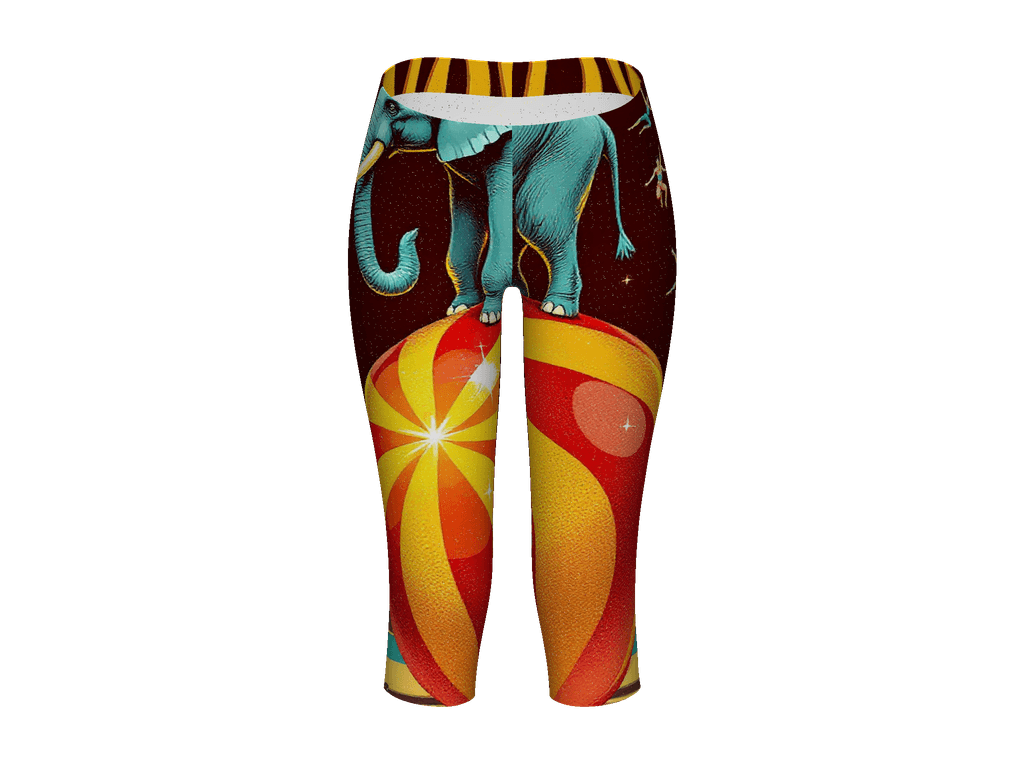 All-Over Print Capri Leggings