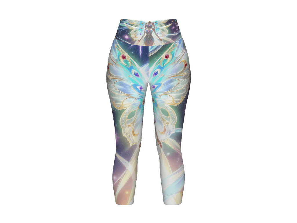 All-Over Print Yoga Capri Leggings