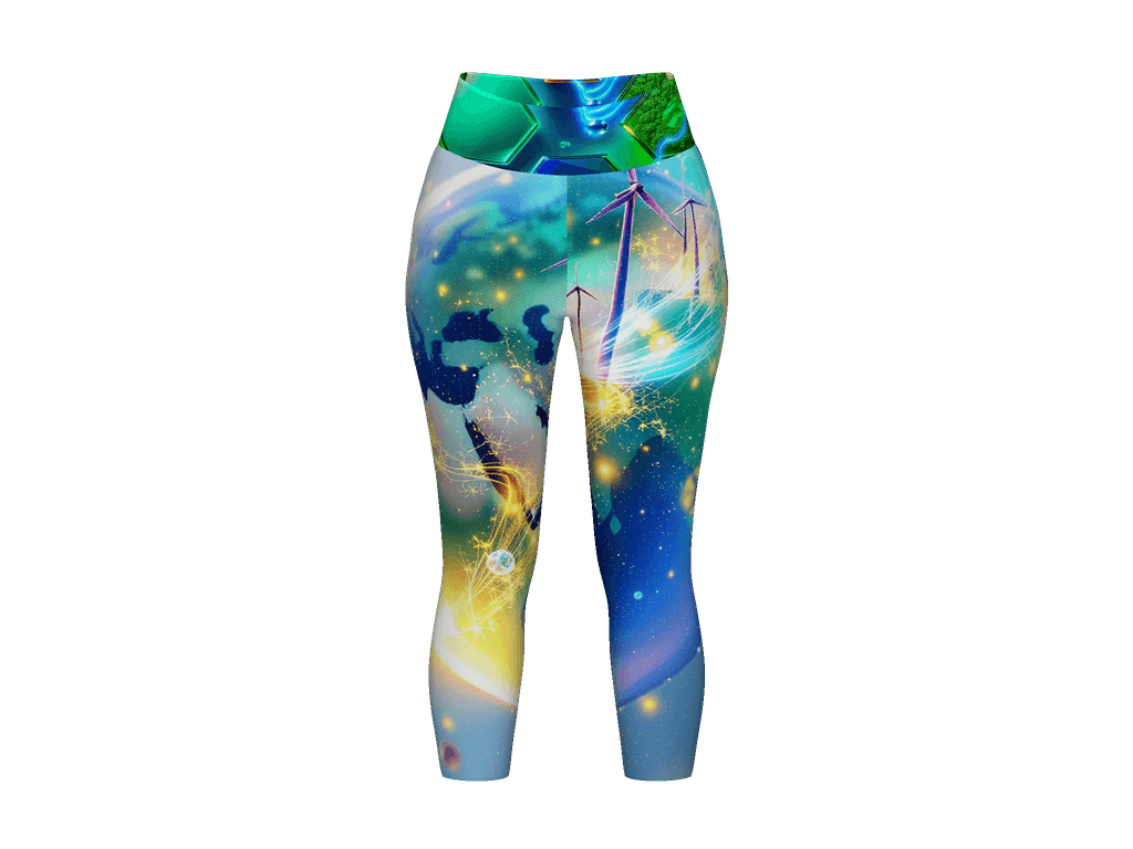 All-Over Print Yoga Capri Leggings