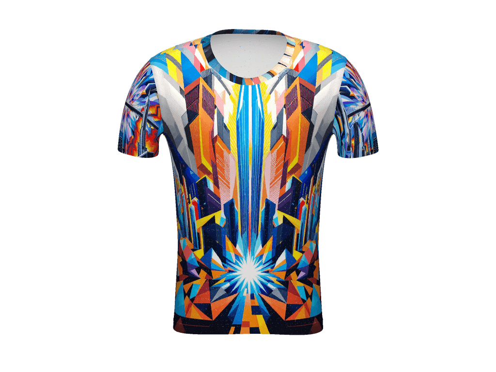 All-Over Print Men's Athletic T-Shirt