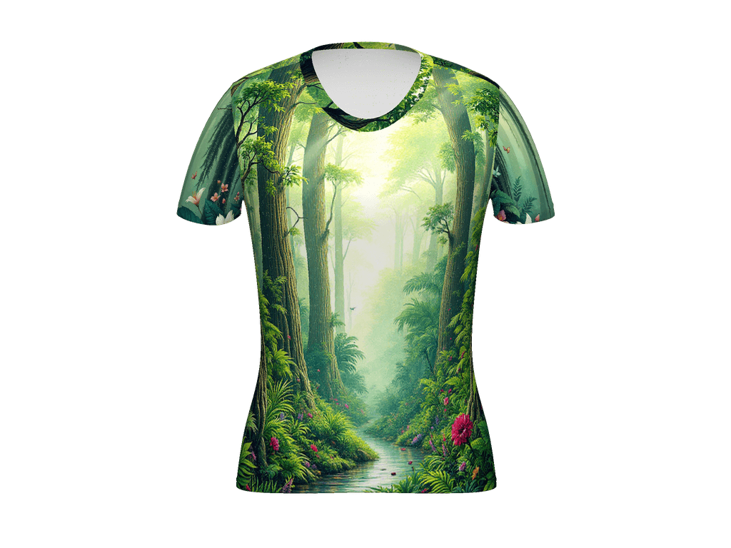 All-Over Print Women's Athletic T-Shirt