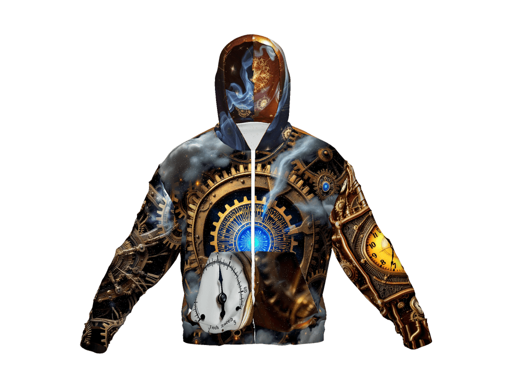 All-Over Print Recycled Unisex Zip Hoodie