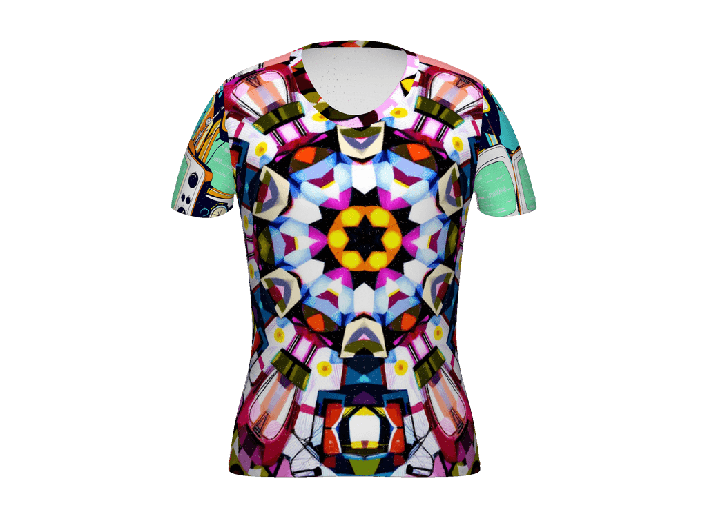 All-Over Print Women's Athletic T-Shirt