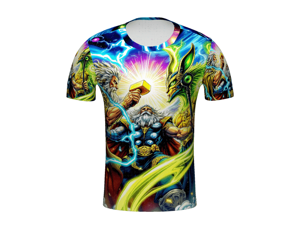 All-Over Print Men's Crew Neck T-Shirt