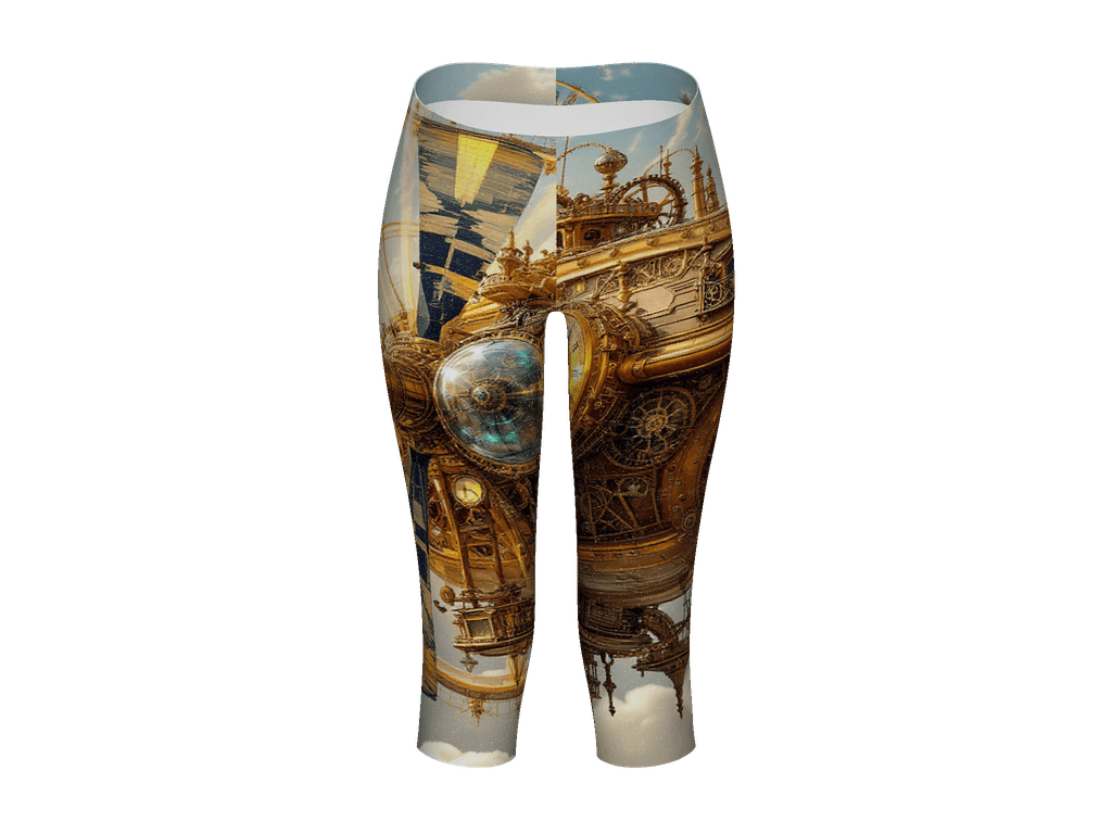 All-Over Print Capri Leggings