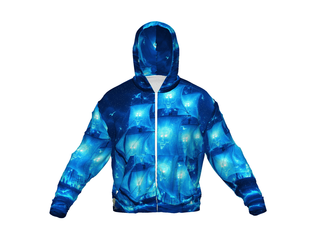 All-Over Print Recycled Unisex Zip Hoodie