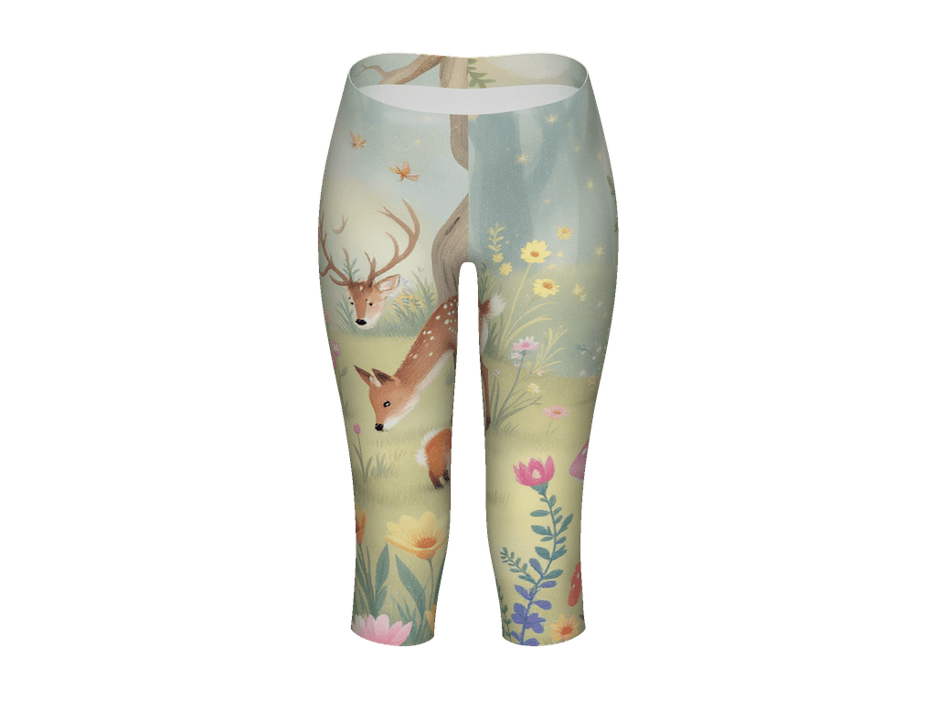 All-Over Print Capri Leggings