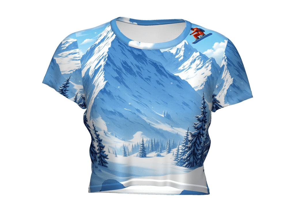 All-Over Print Crop Tee