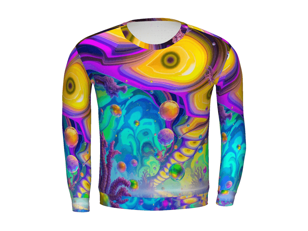 All-Over Print Recycled Unisex Sweatshirt