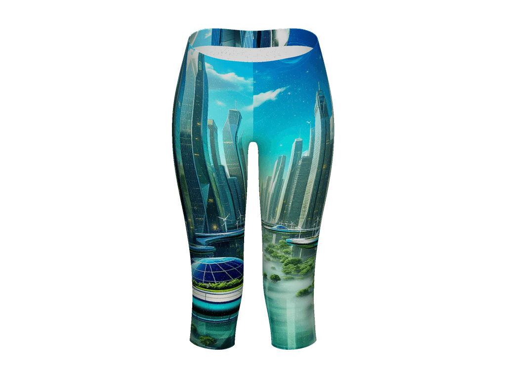 All-Over Print Capri Leggings