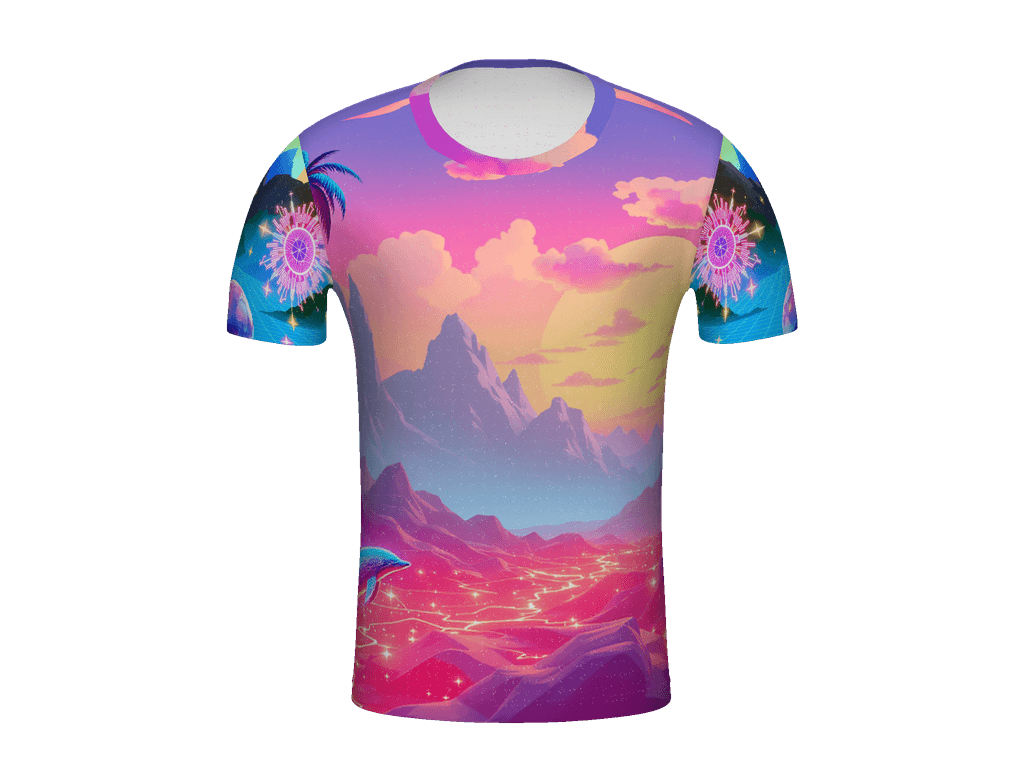 All-Over Print Men's Crew Neck T-Shirt