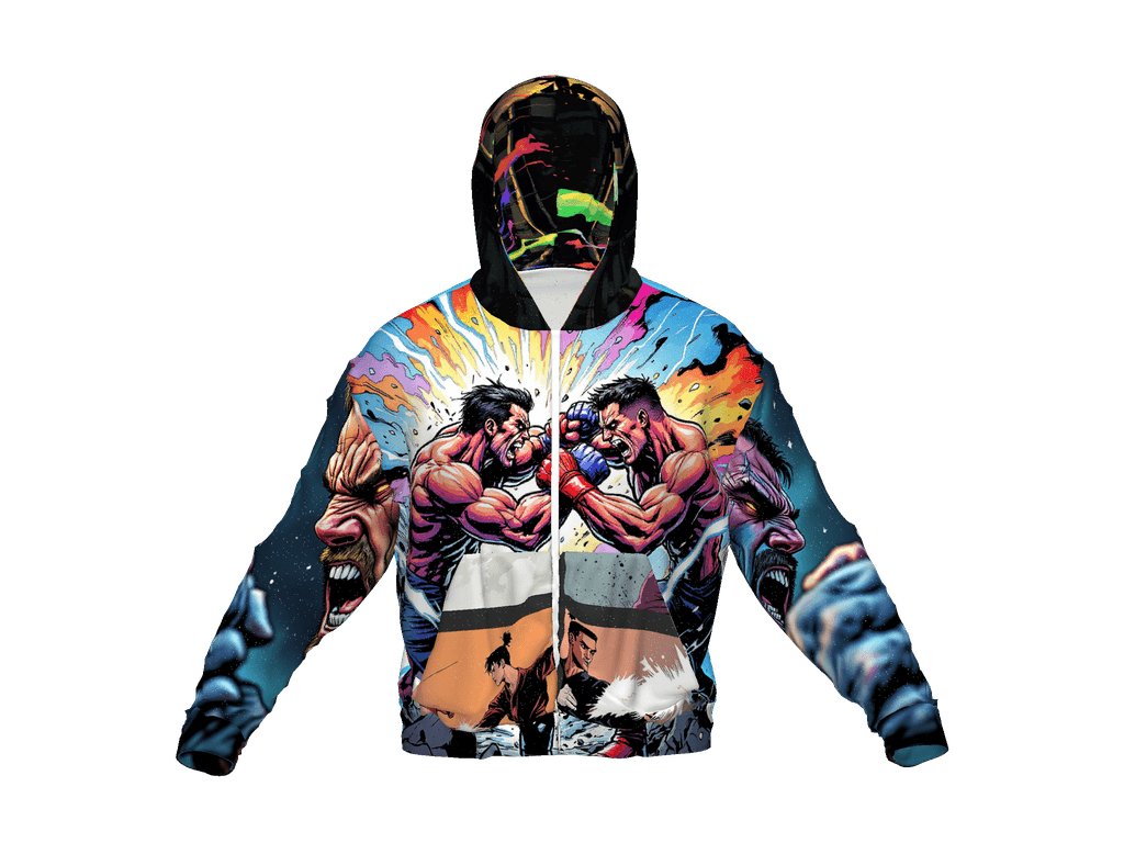 All-Over Print Recycled Unisex Zip Hoodie
