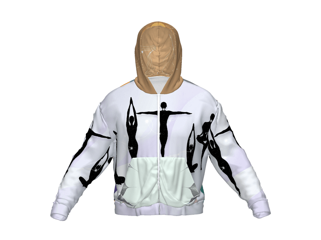 All-Over Print Recycled Unisex Zip Hoodie