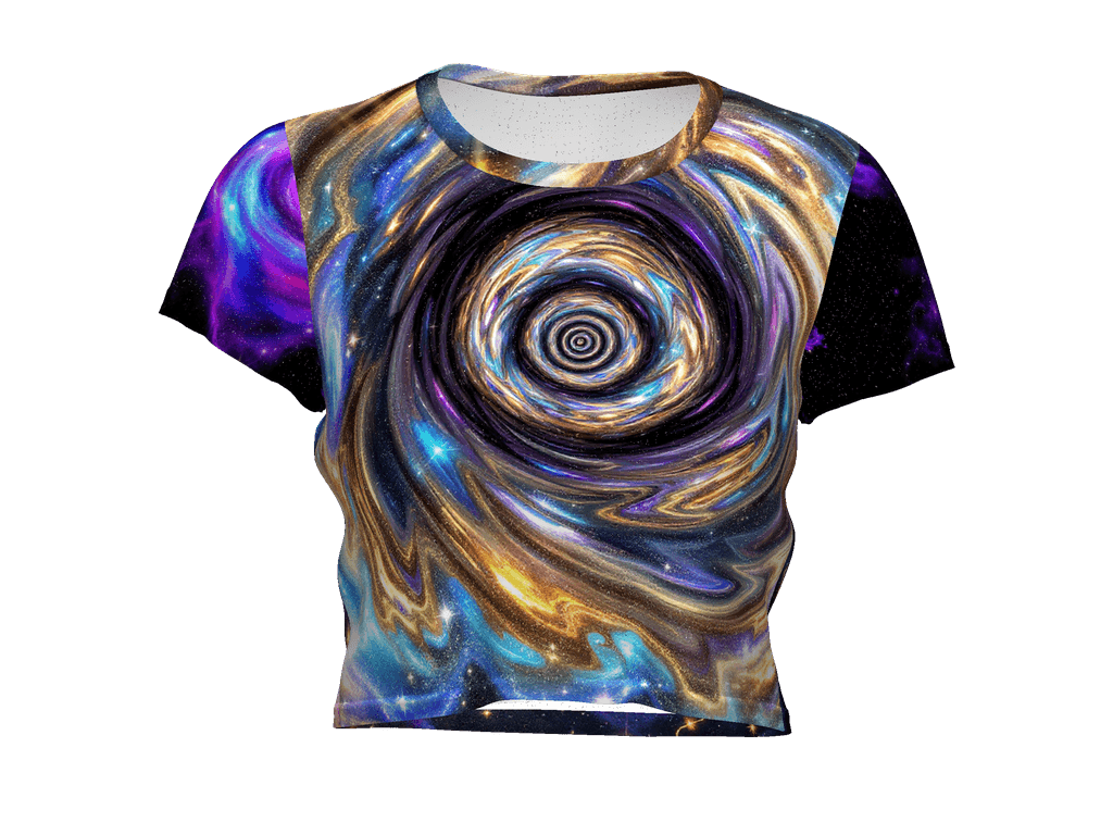 All-Over Print Crop Tee