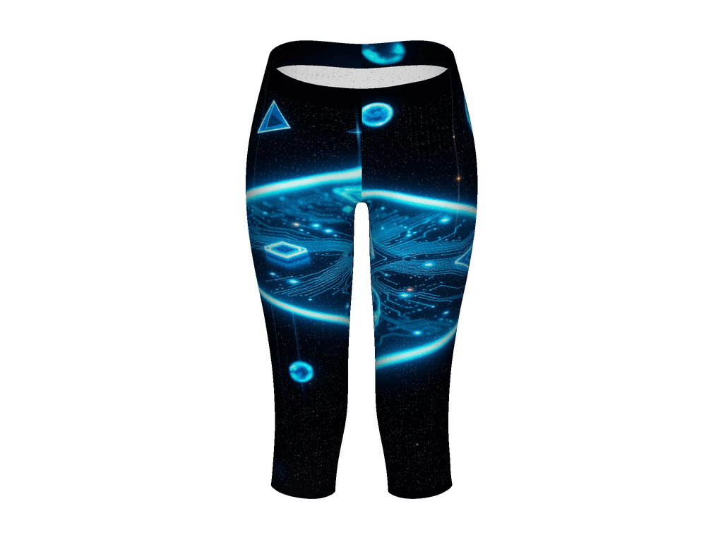 All-Over Print Capri Leggings