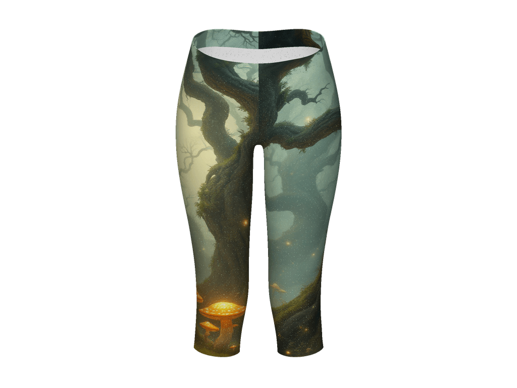 All-Over Print Capri Leggings