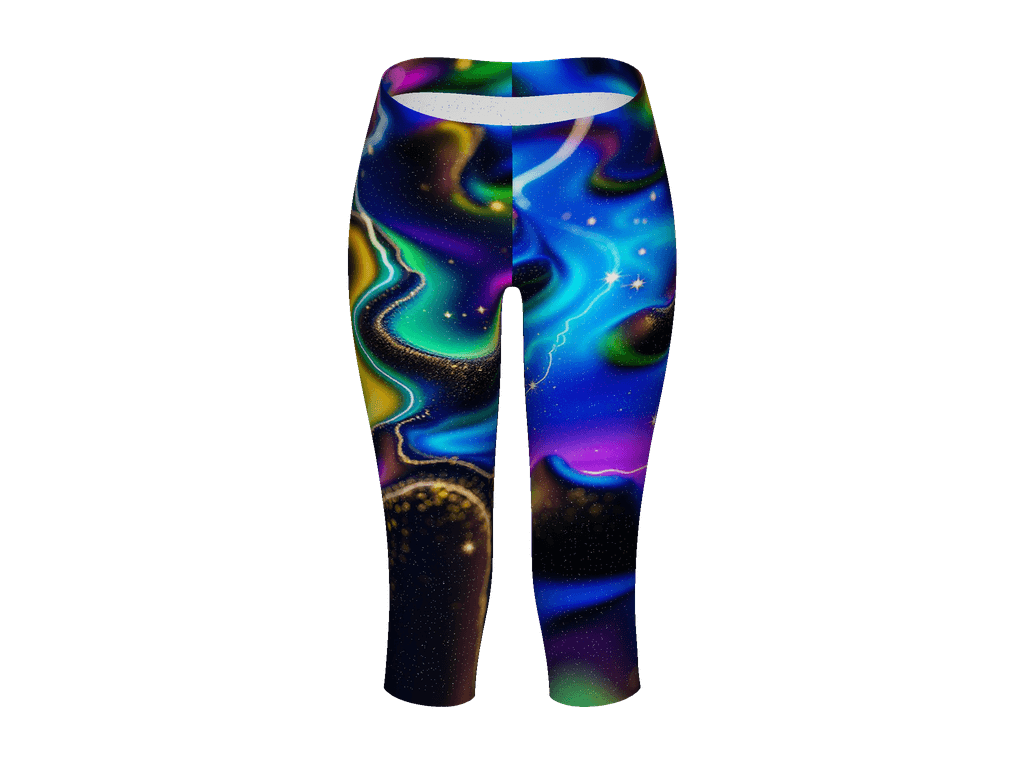 All-Over Print Capri Leggings