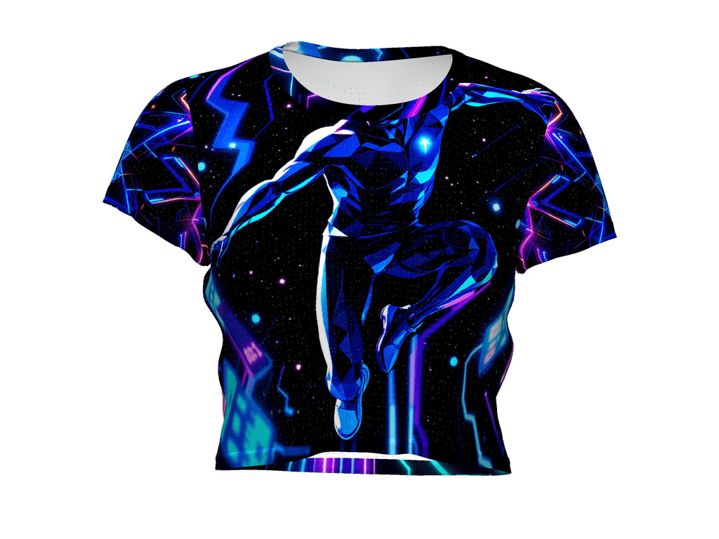 All-Over Print Crop Tee