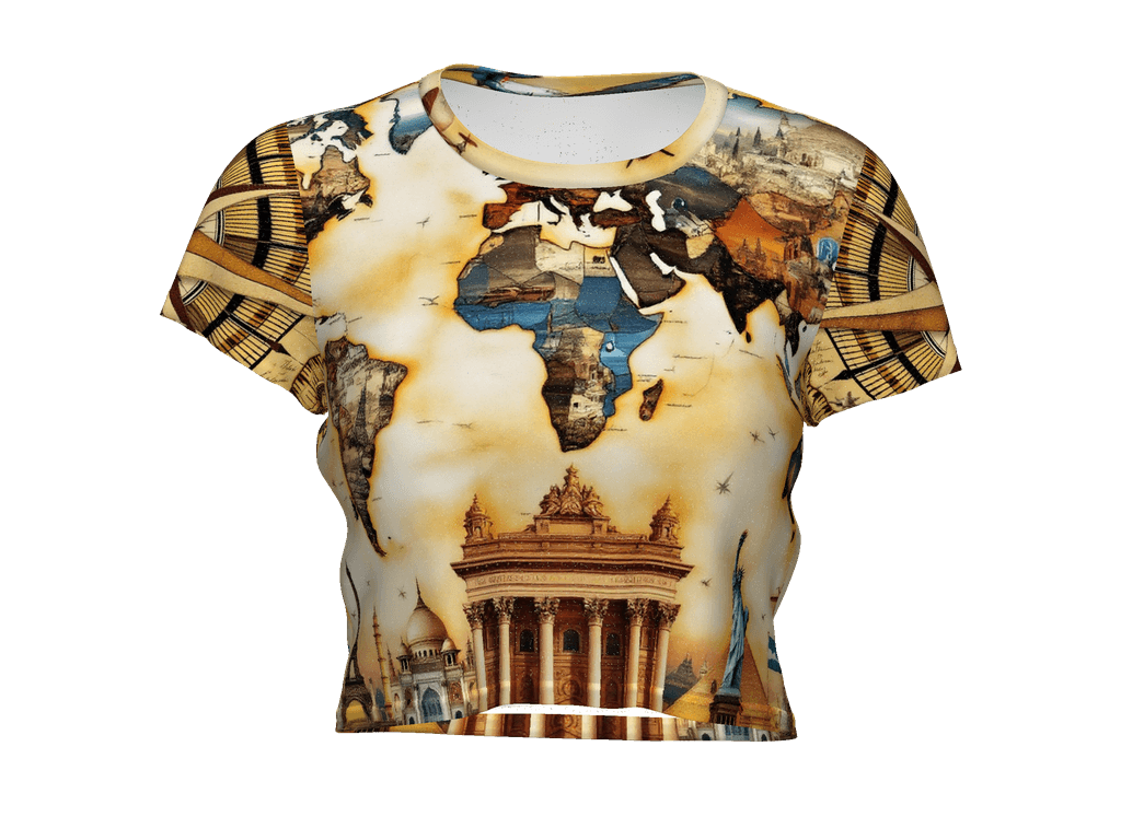 All-Over Print Crop Tee