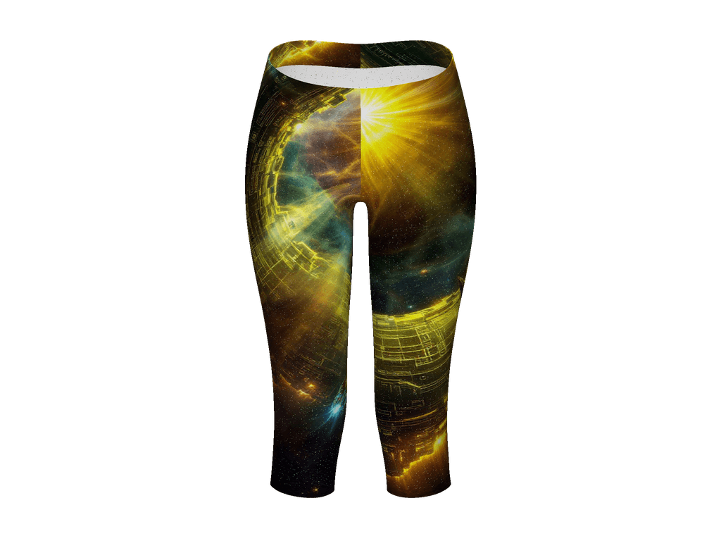 All-Over Print Capri Leggings