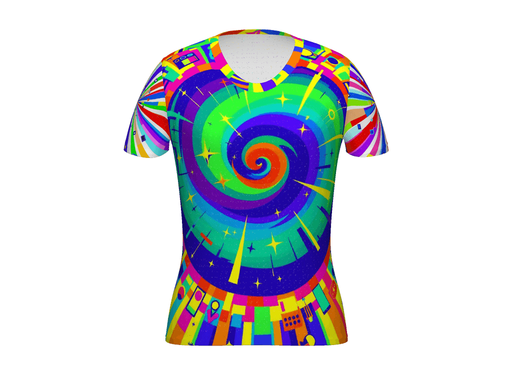 All-Over Print Women's Athletic T-Shirt