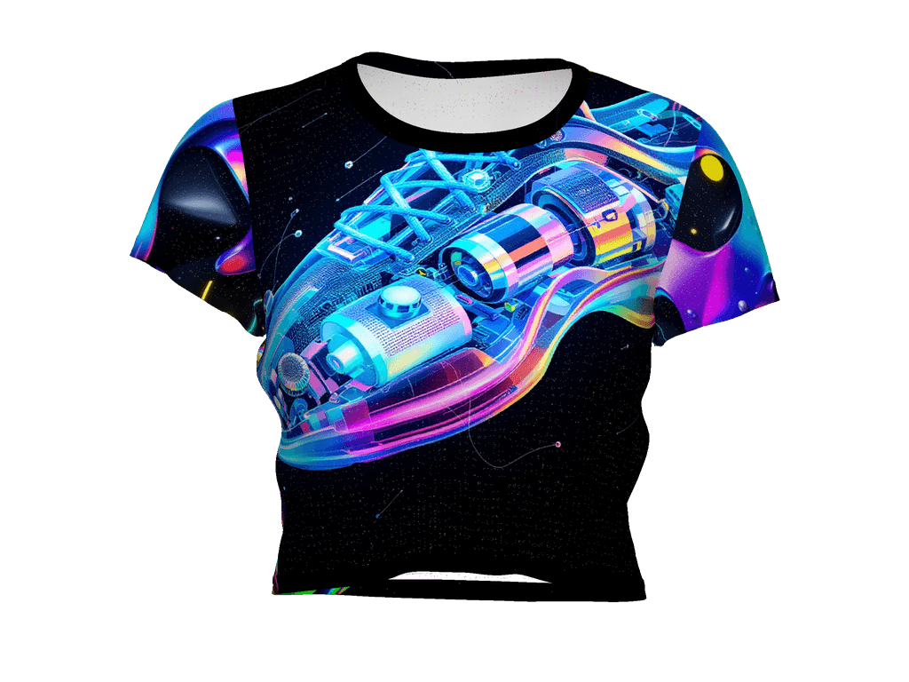 All-Over Print Crop Tee