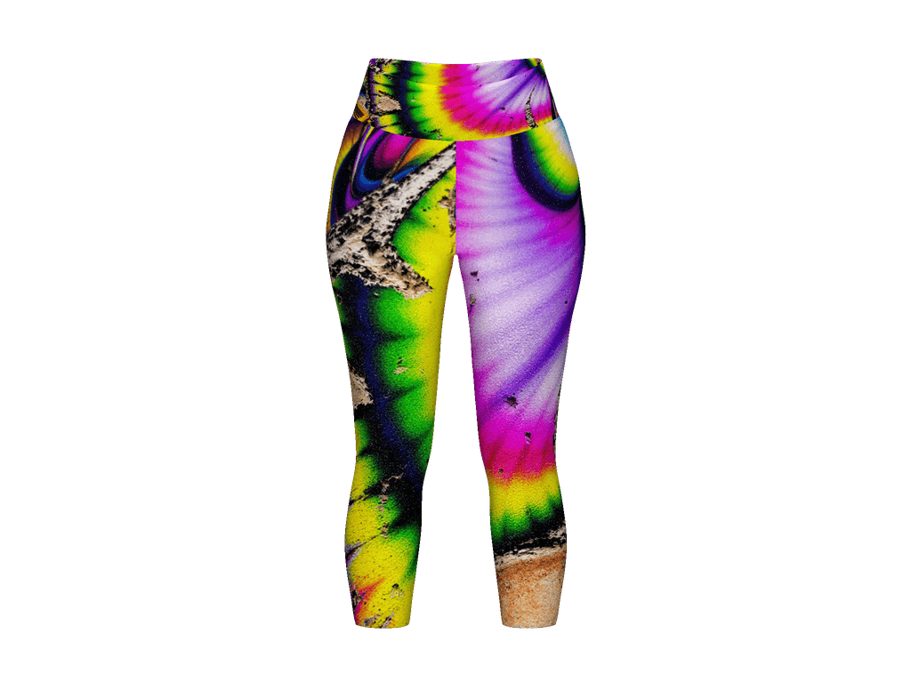 All-Over Print Yoga Capri Leggings
