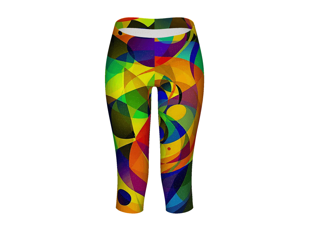 All-Over Print Capri Leggings