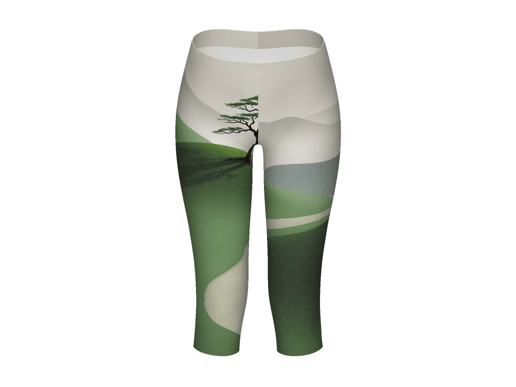 All-Over Print Capri Leggings