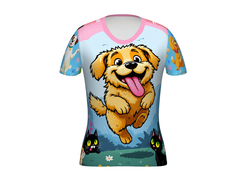 All-Over Print Women's Athletic T-Shirt