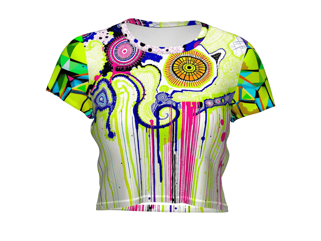 All-Over Print Crop Tee