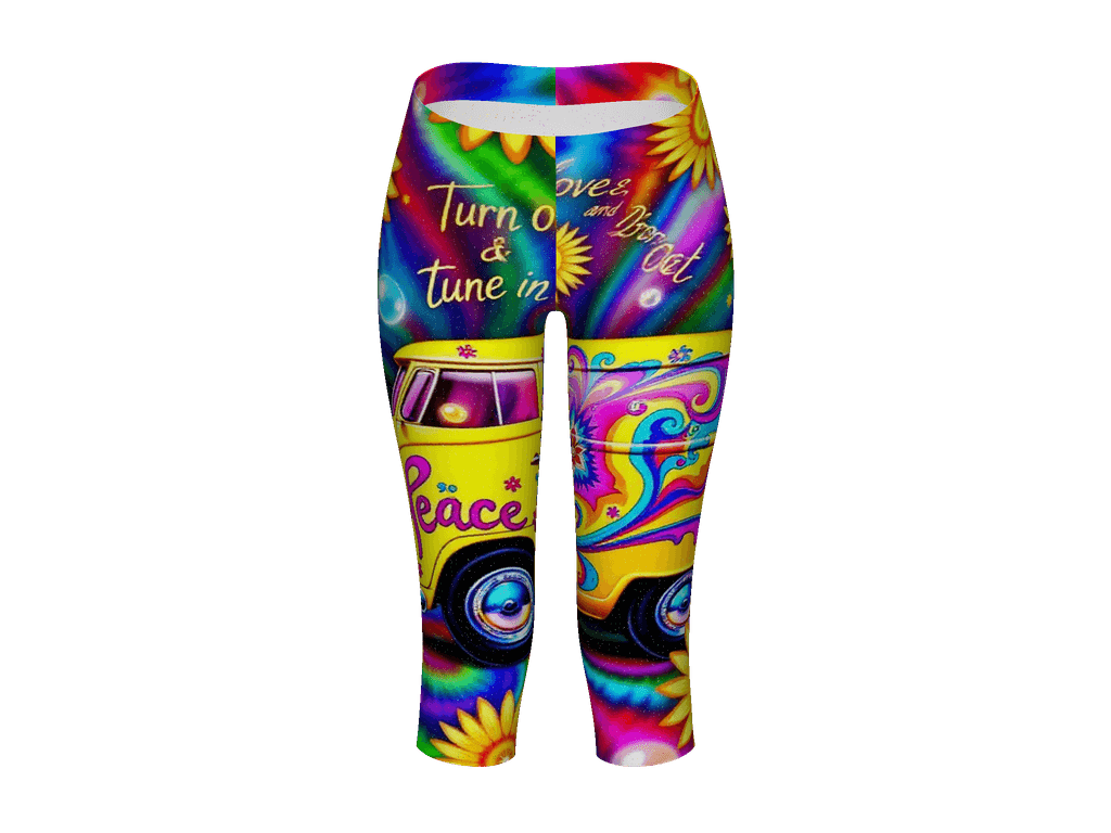 All-Over Print Capri Leggings