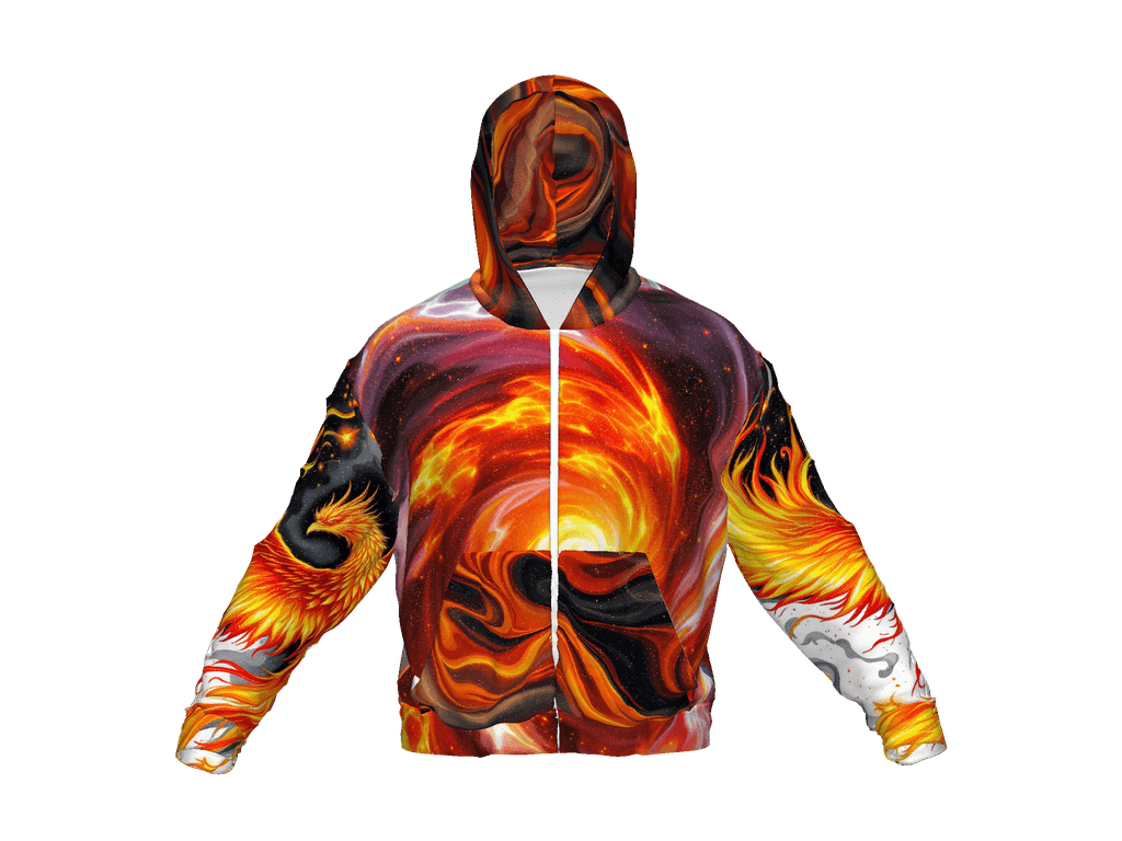 All-Over Print Recycled Unisex Zip Hoodie