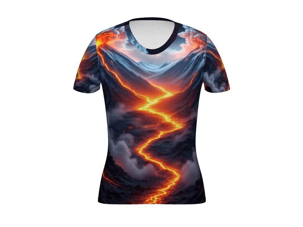 All-Over Print Women's Athletic T-Shirt