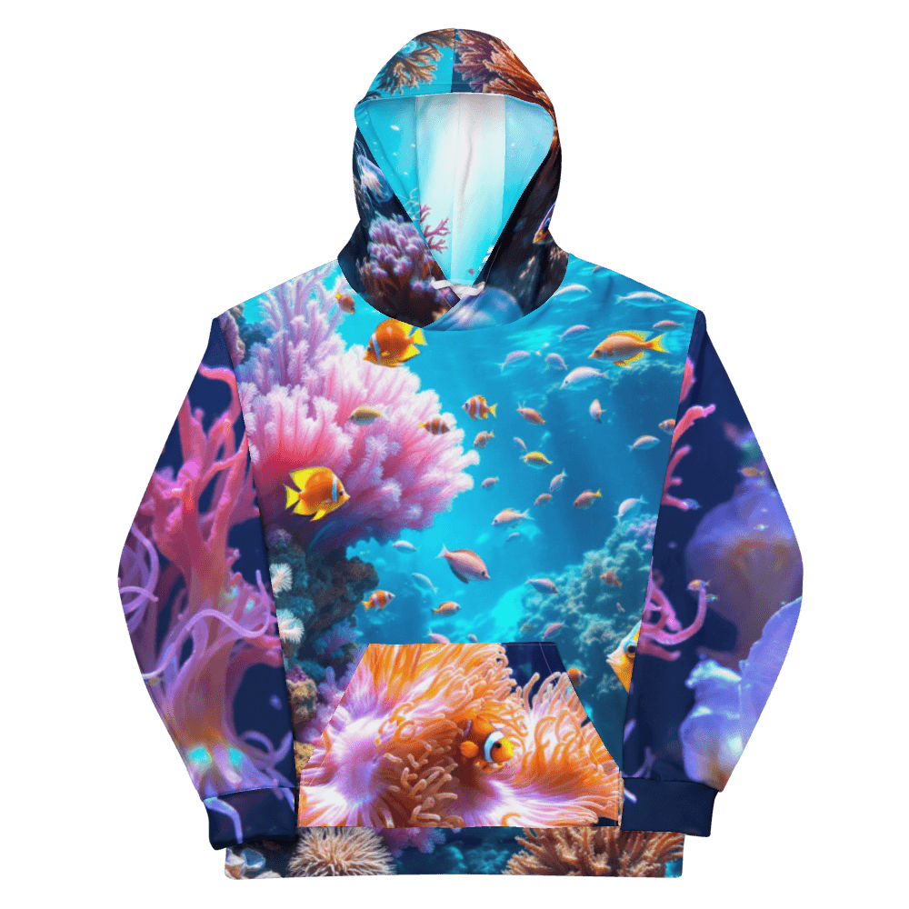 All-Over Print Recycled Unisex Hoodie