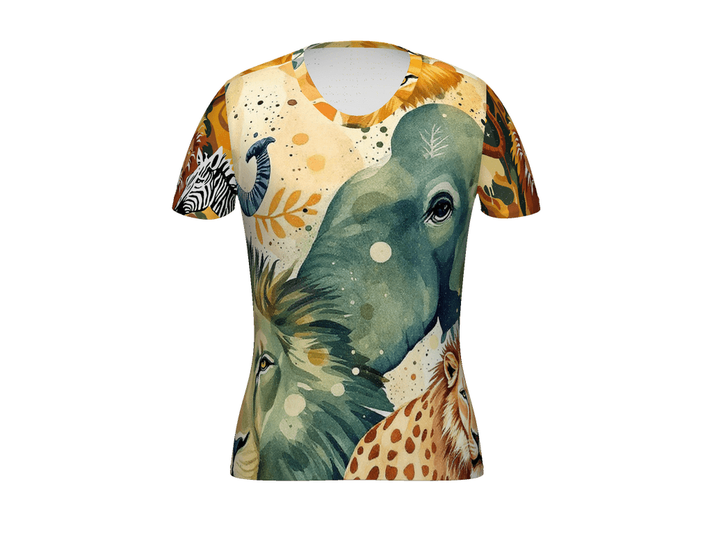 All-Over Print Women's Athletic T-Shirt