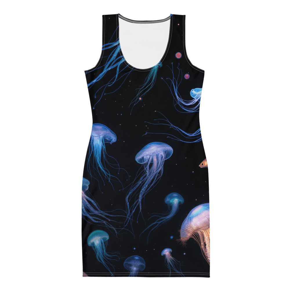 All-Over Print Bodycon Dress