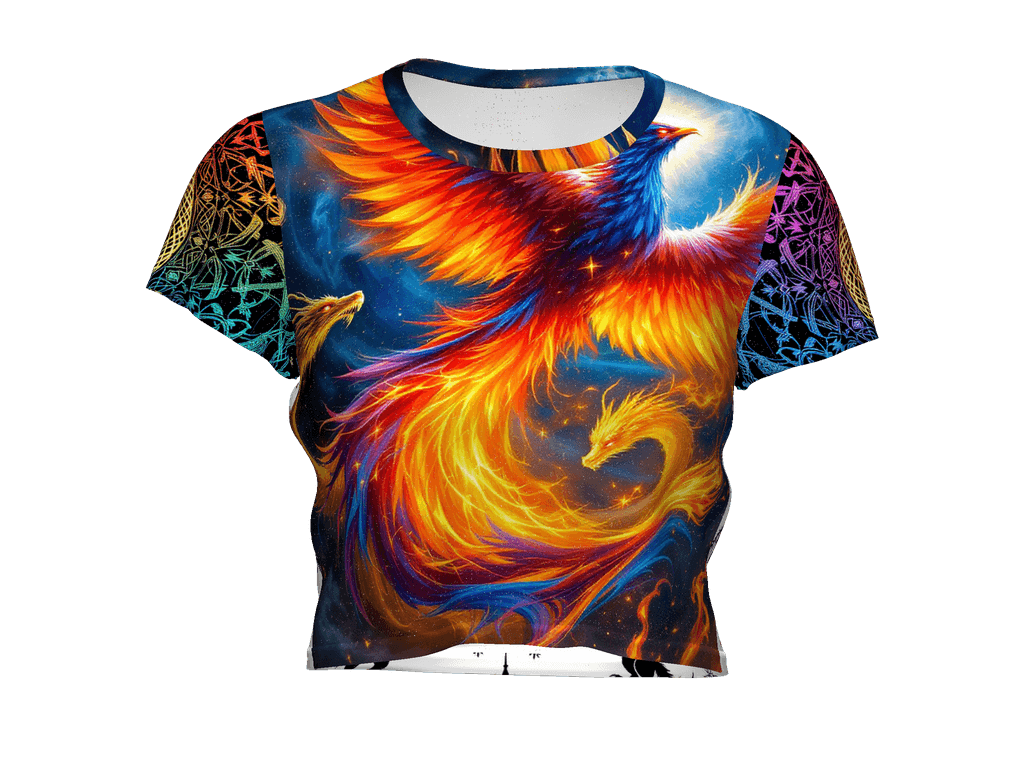 All-Over Print Crop Tee