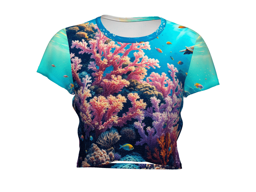 All-Over Print Crop Tee