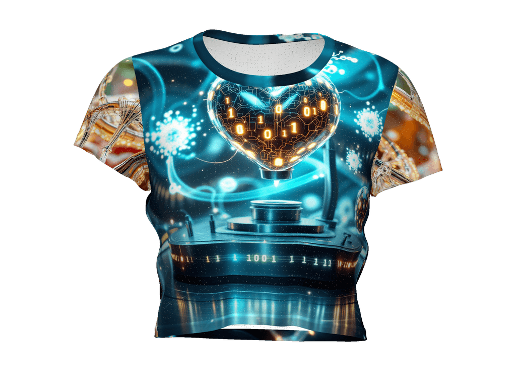 All-Over Print Crop Tee