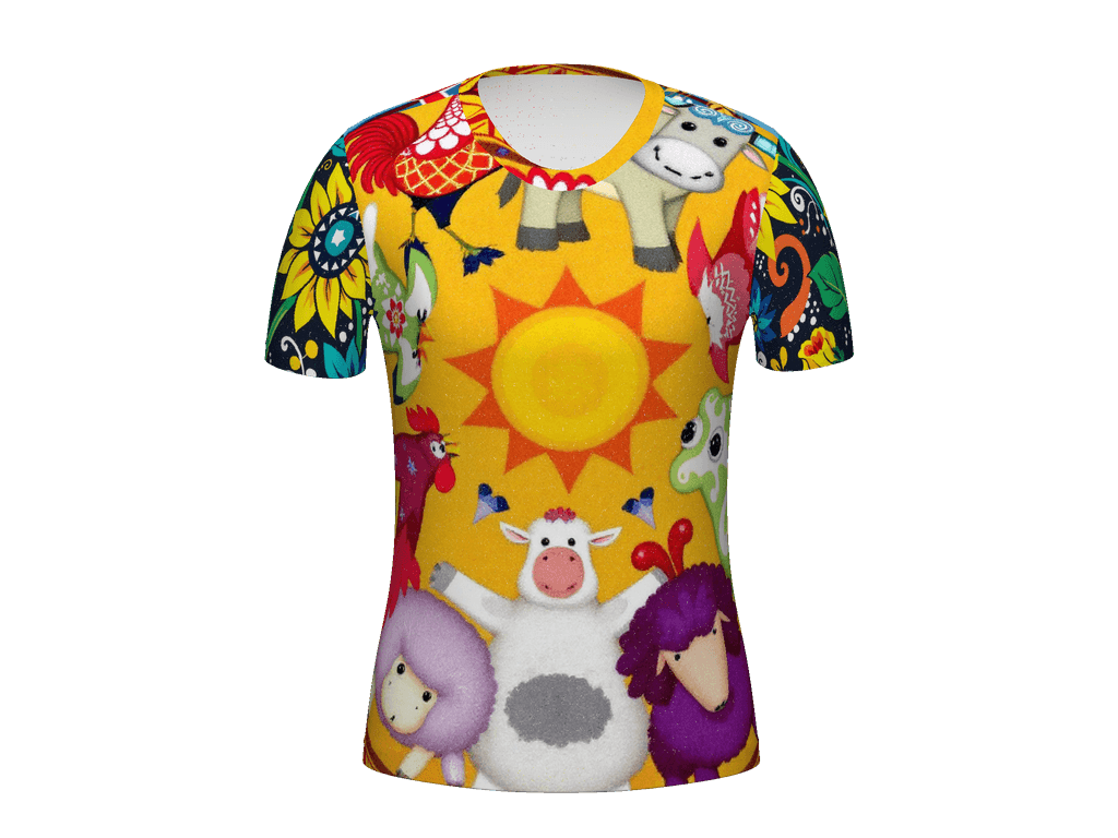 All-Over Print Women's Crew Neck T-Shirt